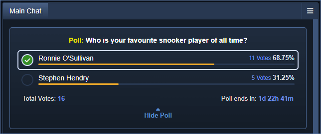 Lobby Poll